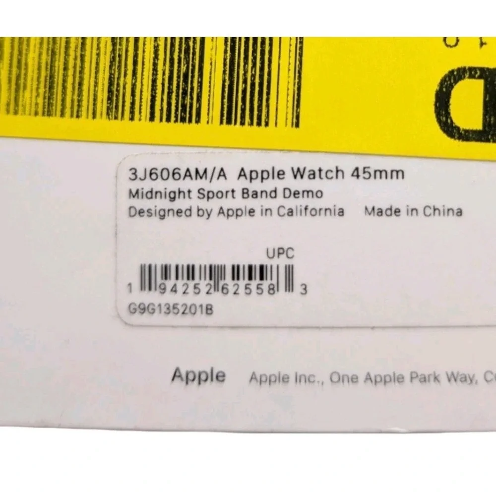 22-O‎ Apple Watch 45mm Midnight Sport Band Demo ⬇️